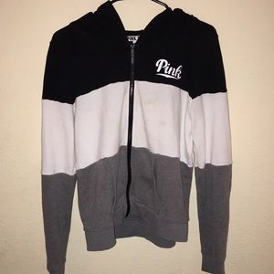 PINK zip up hoodie